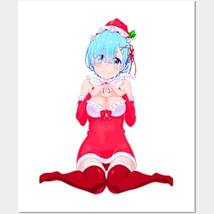 Christmas Rem Posters and Art